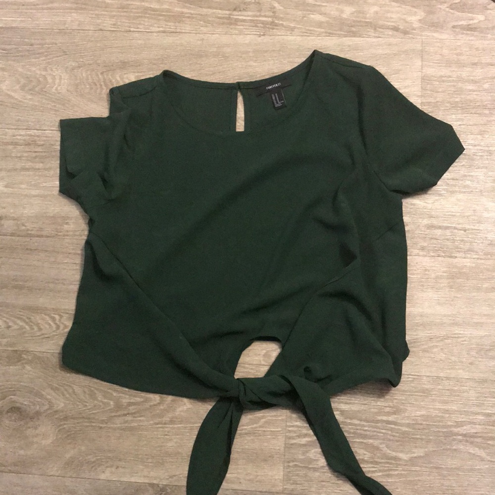 Cute front tie blouse